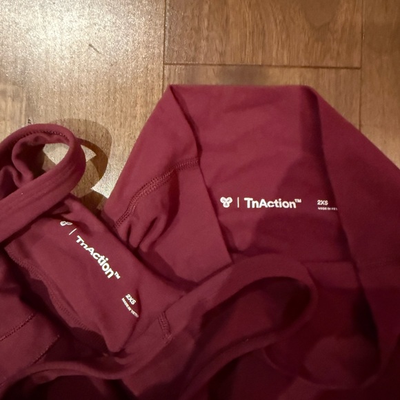 Red Two-Piece Activewear Set - Picture 2 of 2